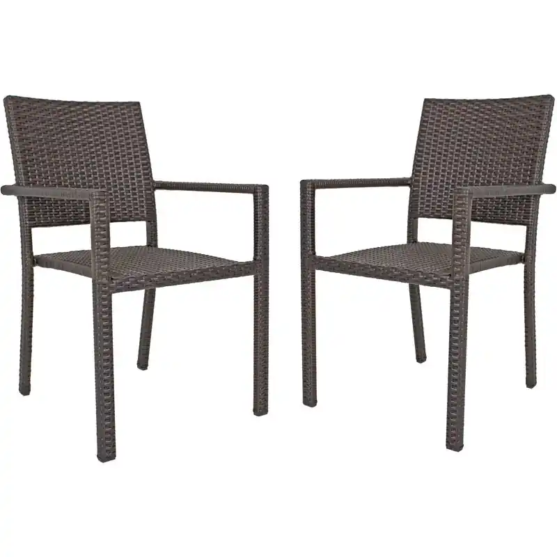 Sichere Zahlung Stapelstuhl Malaga Aluminium 2er Set